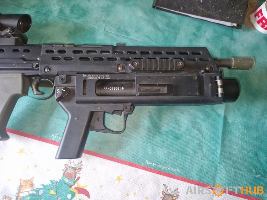 WE L85A2 with ARES UGL - Used airsoft equipment