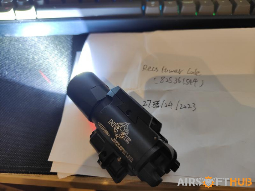 X400U Pistol Torch - Used airsoft equipment