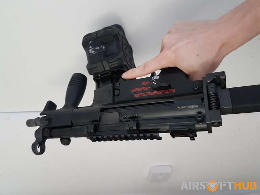 WE GBB/ HPA APACHE MP5K / drum - Used airsoft equipment