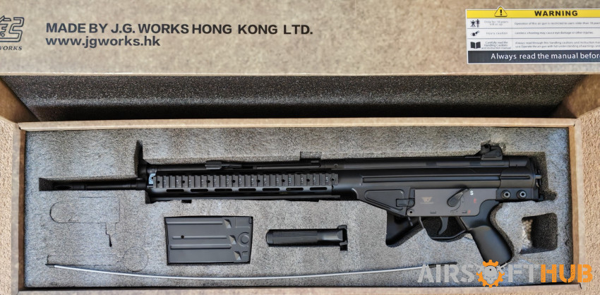 JG G3 RIS AEG Airsoft Rifle - Used airsoft equipment