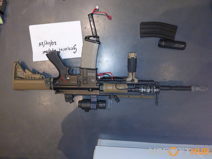 Sr 416d aeg m4 - Used airsoft equipment