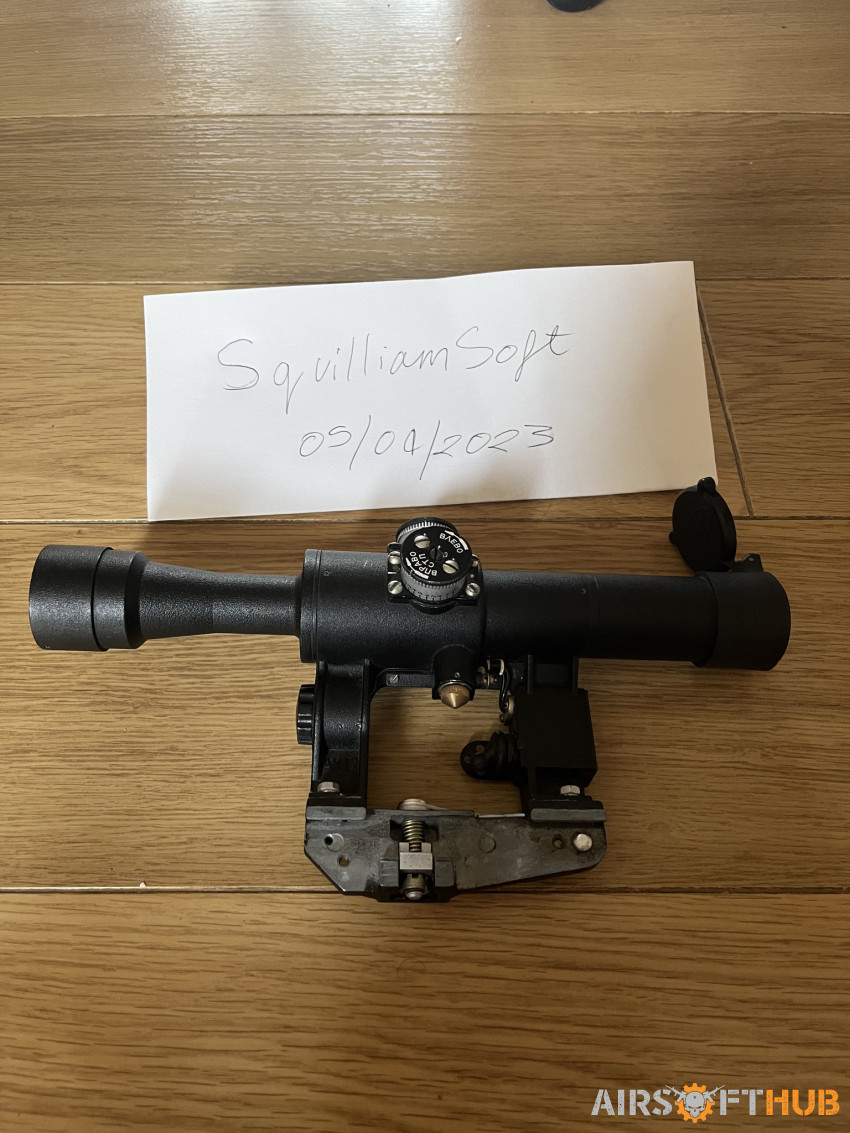 Real belarusian posp scope - Used airsoft equipment