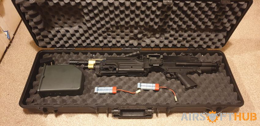 A&K M249 Para with Hard Case - Used airsoft equipment