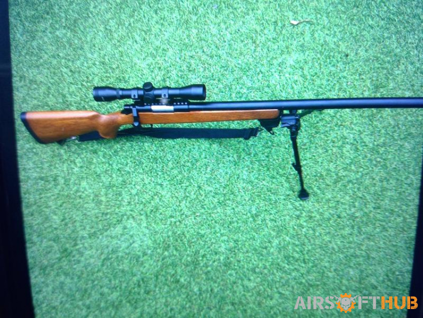 Wooden Sniper Rifle - Used airsoft equipment