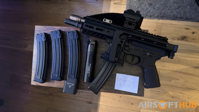 Upgraded Sig MPX-K Sportline - Used airsoft equipment