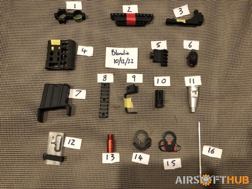 Various parts clearout- lot 11 - Used airsoft equipment