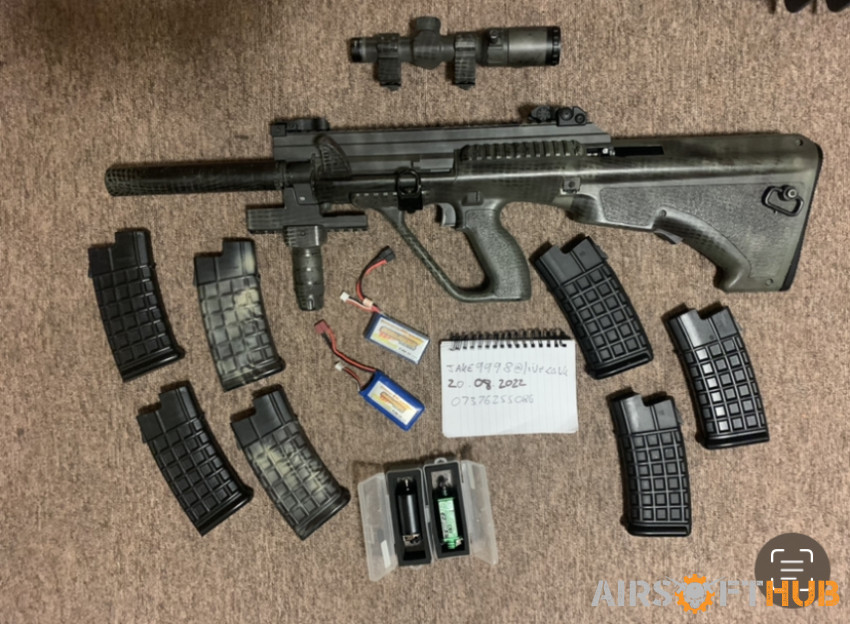 Upgraded AUG A3 XS - Used airsoft equipment