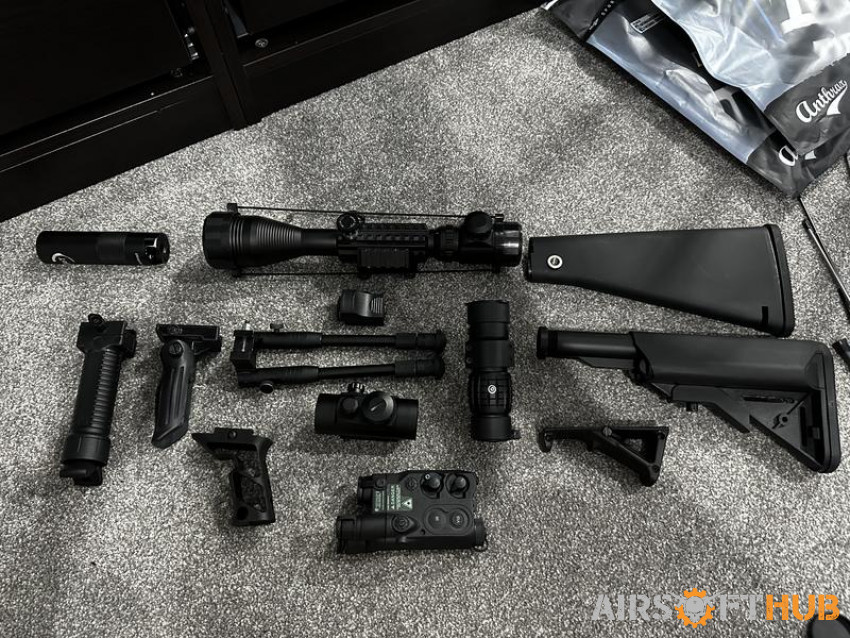 Range of attachments - Used airsoft equipment