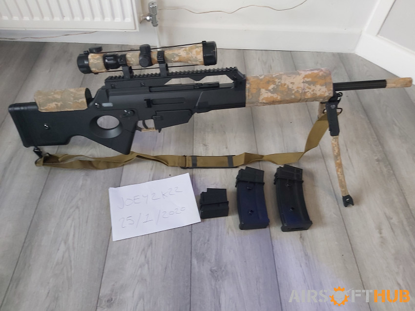 g36 dmr sniper fully up graded - Used airsoft equipment