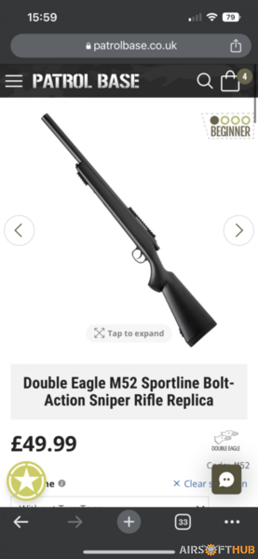 Double Eagle M52 Sportline - Used airsoft equipment
