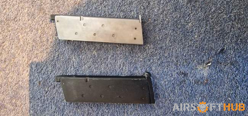 We 1911 mags x2 - Used airsoft equipment