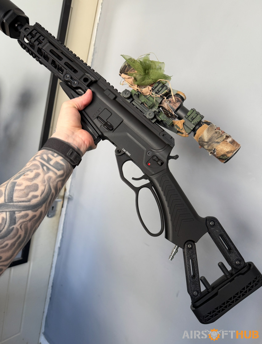 Fully Upgraded G&G levaraction - Used airsoft equipment