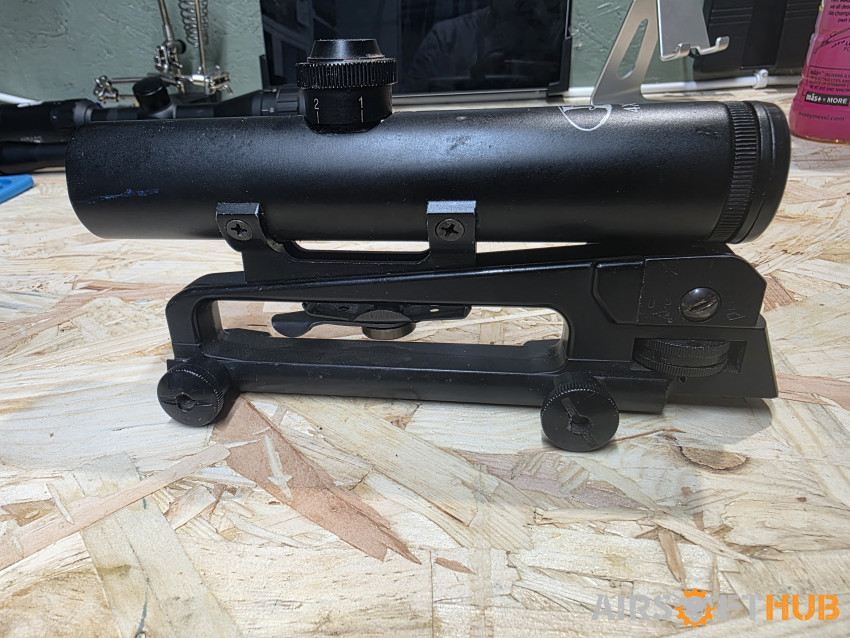 JFY Carry Handle Scope 4X22 - Used airsoft equipment