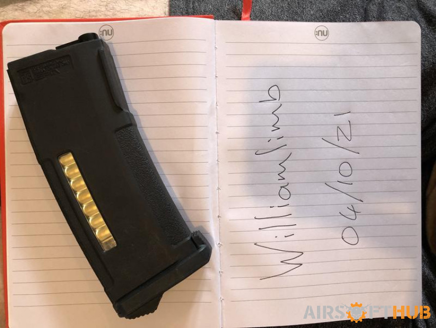 Pts mags x5 150rnd - Used airsoft equipment