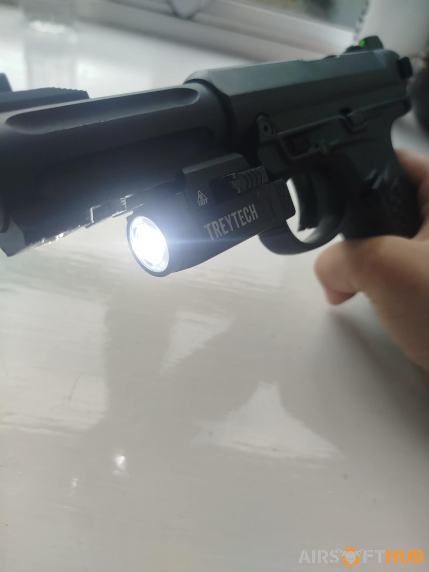 AAP01 drum mag long mag torch - Used airsoft equipment