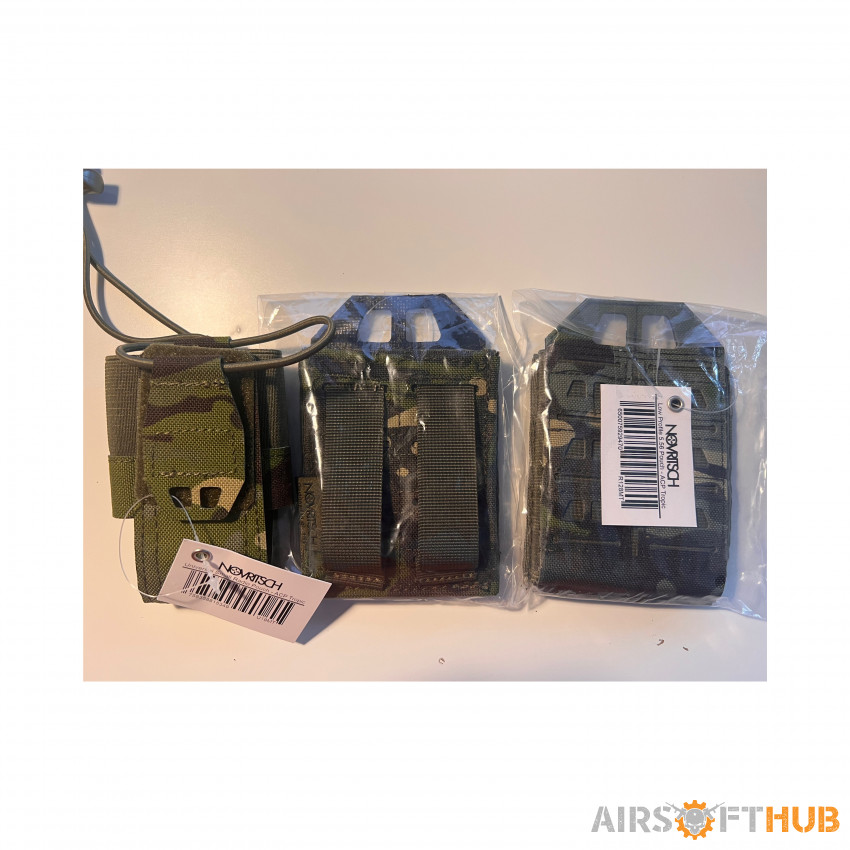Novritch M4 magpouch and radio - Used airsoft equipment