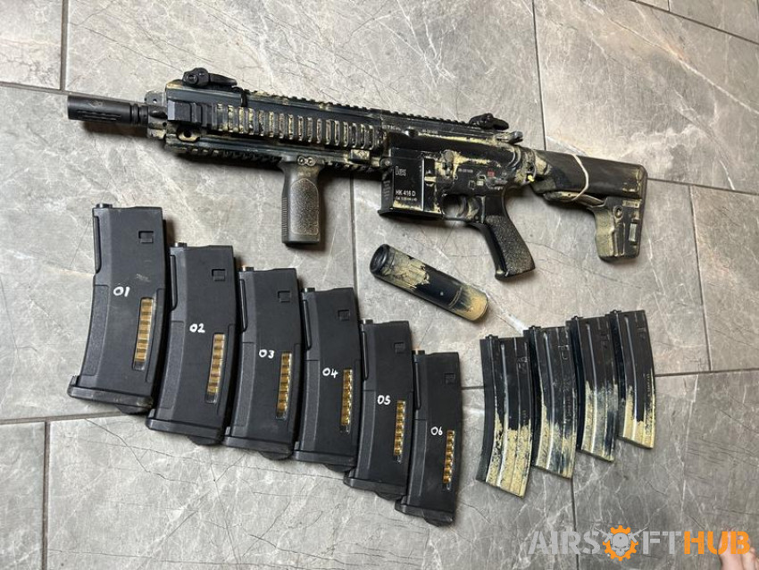 TM NGRS 416 DEVGRU + 10 MAGS - Used airsoft equipment