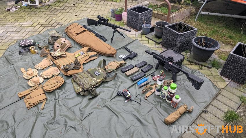 Airsoft bundle - Used airsoft equipment