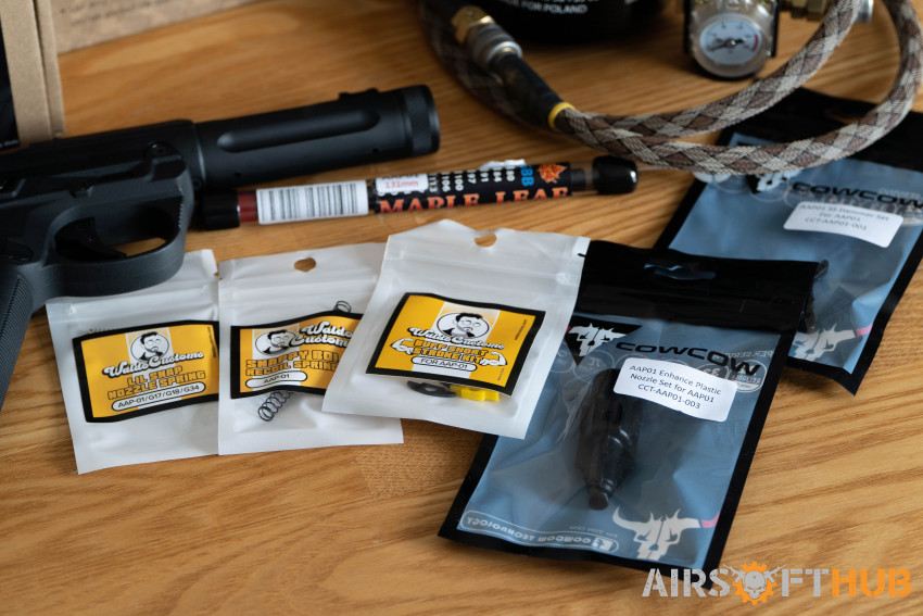 AAP 01 HPA SETUP With DRUM MAG - Used airsoft equipment