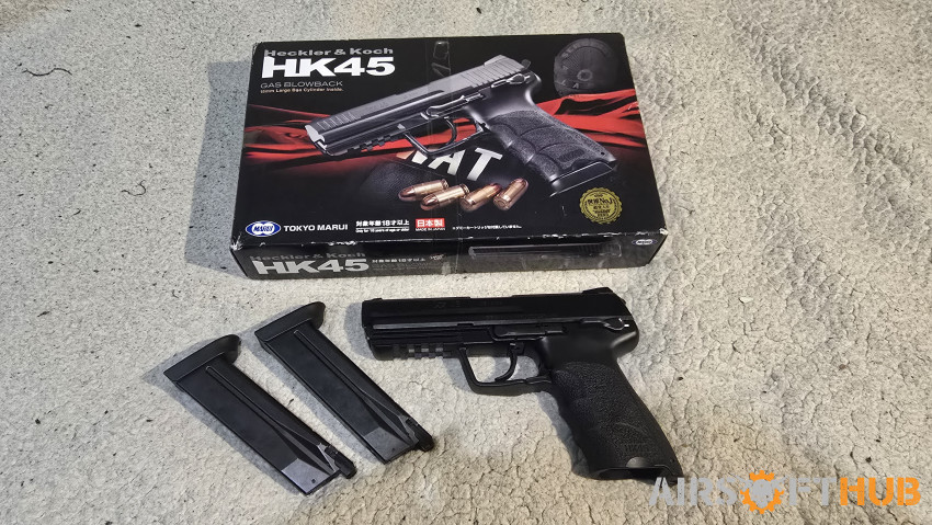 Tokyo Marui HK45 boxed 2 mags - Used airsoft equipment