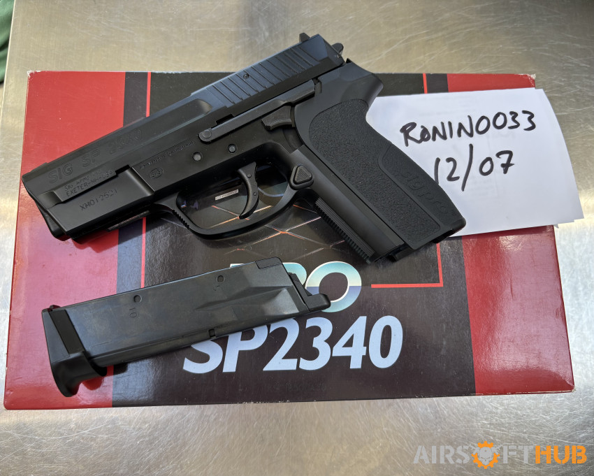 MINT KSC Sig Pro SP2340 GBB - Used airsoft equipment