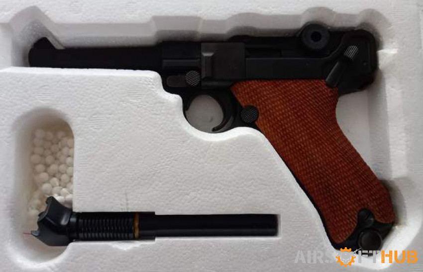 LUGAR P08 PISTOL. - Used airsoft equipment