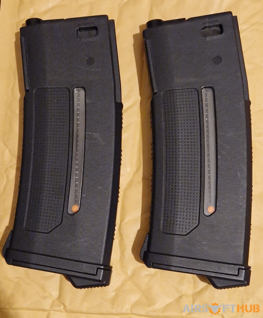 2x PTS EPM1 250rnd Magazines - Used airsoft equipment