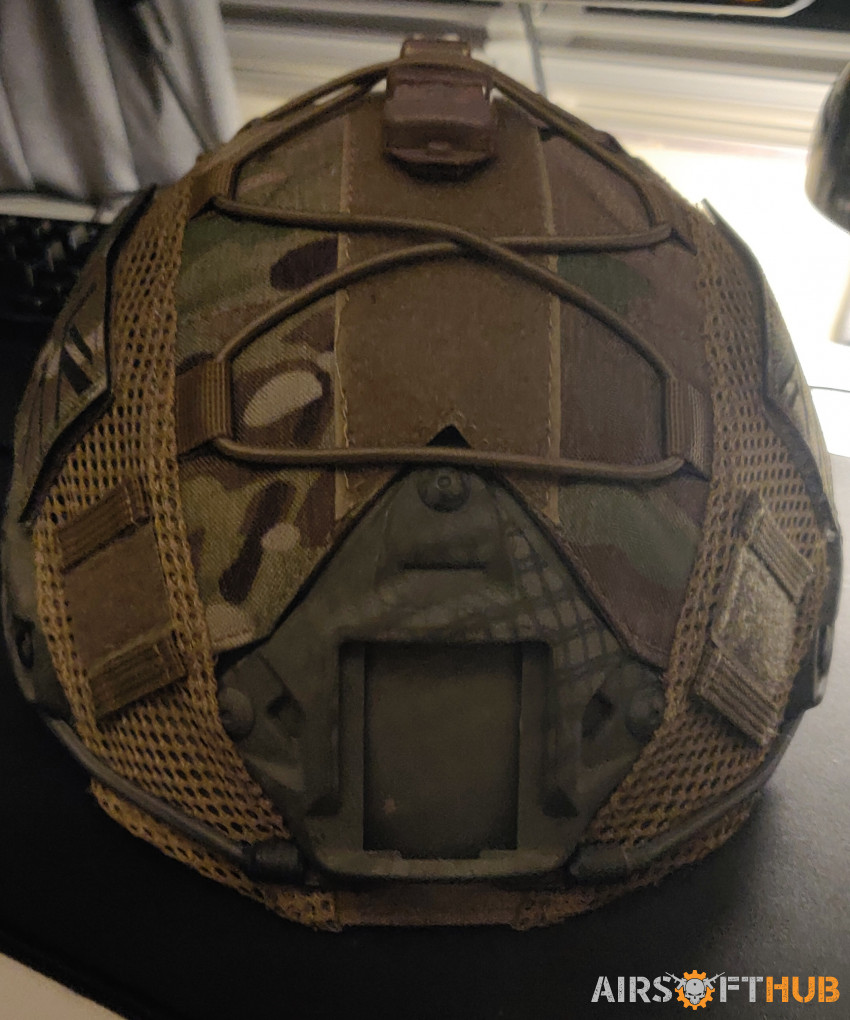 Fast Helmet with ulticam Cover - Used airsoft equipment