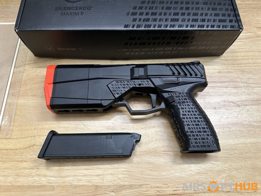 KRYTAC Silencer Maxim 9 Pistol - Used airsoft equipment