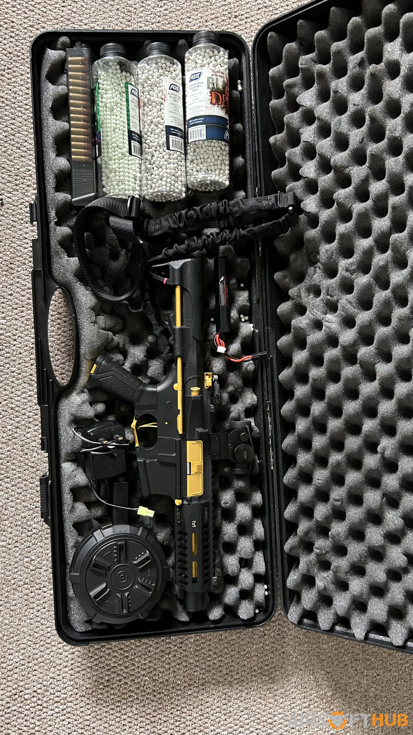 ARP9 G&G Black/Gold - Used airsoft equipment