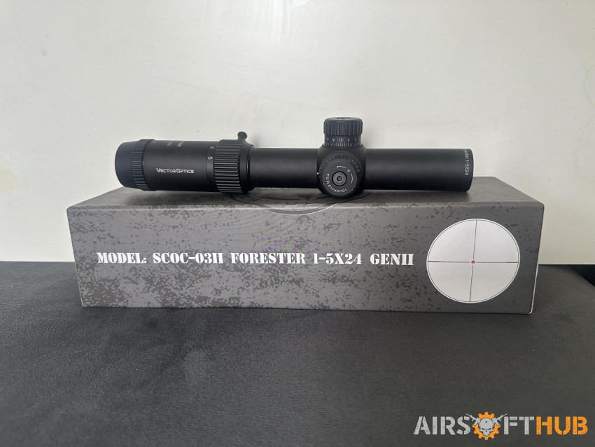 SCOPE VOptics Forester 1-5x24 - Used airsoft equipment