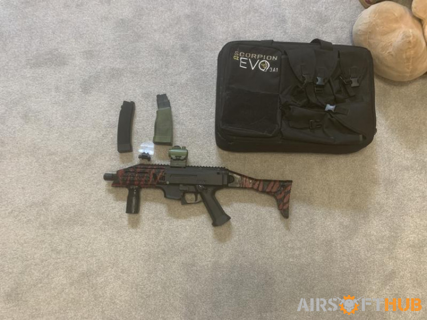 ASG Scorpion Evo Bundle - Used airsoft equipment