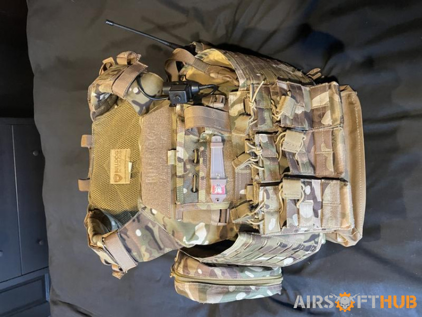 Mtp plate carrier and belt - Used airsoft equipment