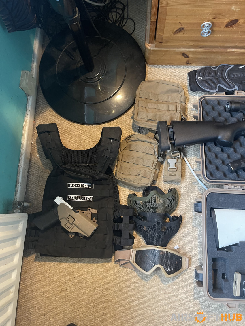 selling whole airsoft bundle - Used airsoft equipment