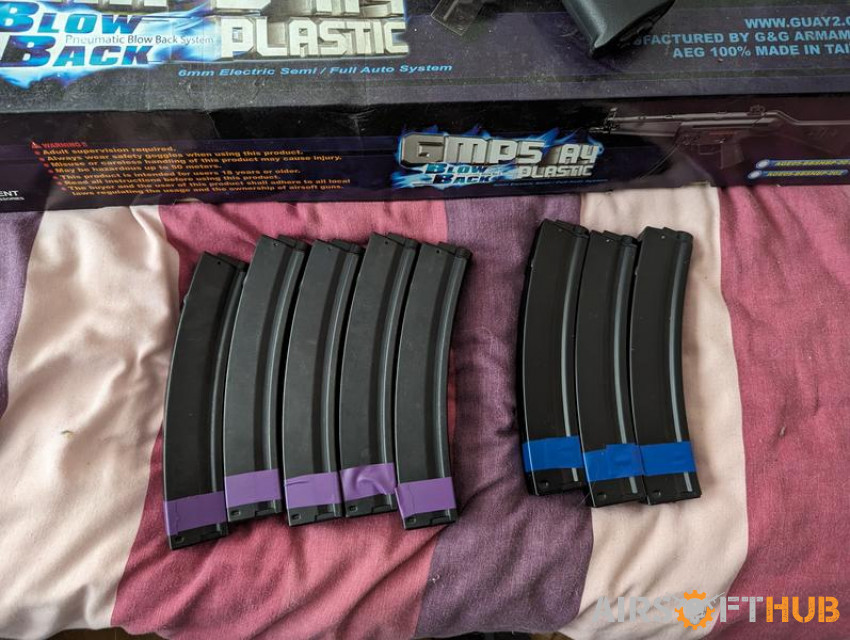 G&G EBB MP5 + 8 Mags - Used airsoft equipment