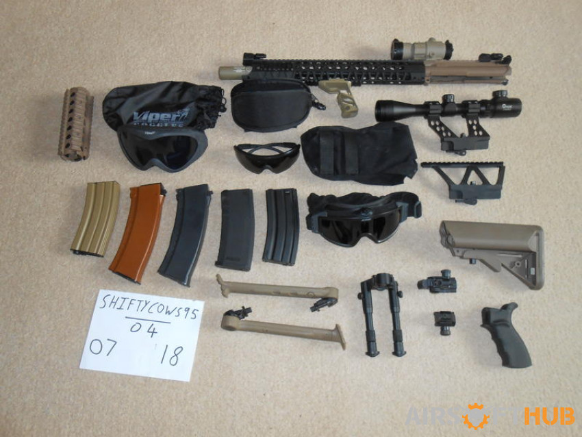 Various bits and pieces - Used airsoft equipment