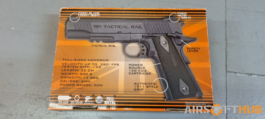 Milbro/KWC 1911 Tactical - Used airsoft equipment