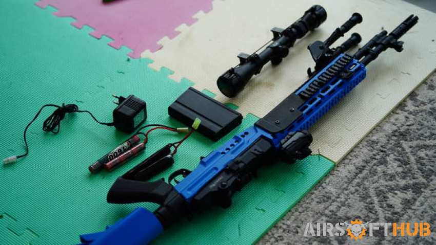 Airsoft M14 EBR Rifle - Used airsoft equipment
