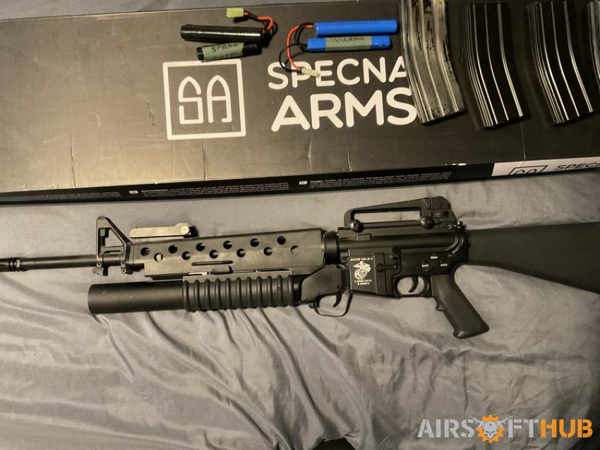 SPECNA ARMS SA-GO2 M16 & G/L - Used airsoft equipment