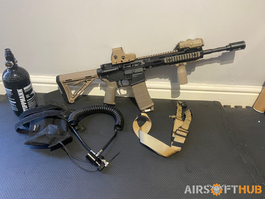 Tippmann M4 HPA with extras - Used airsoft equipment