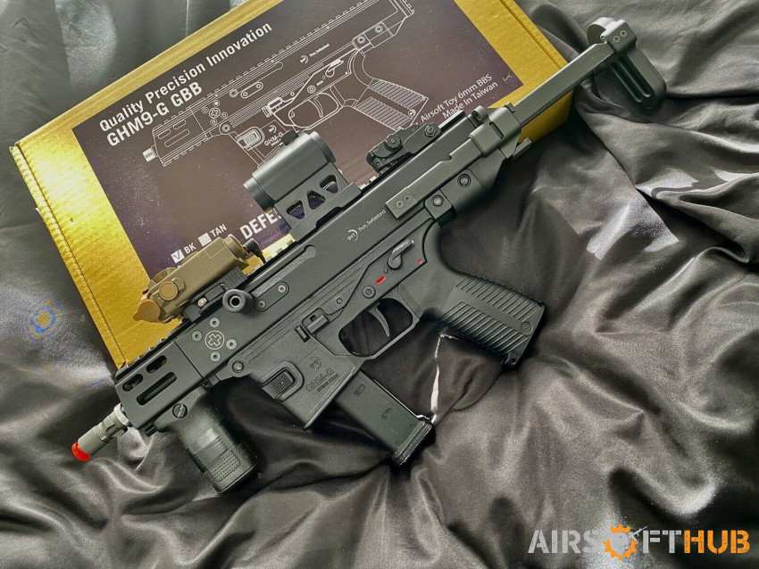B&T Licensed GHM9 Airsoft Gbb - Used airsoft equipment