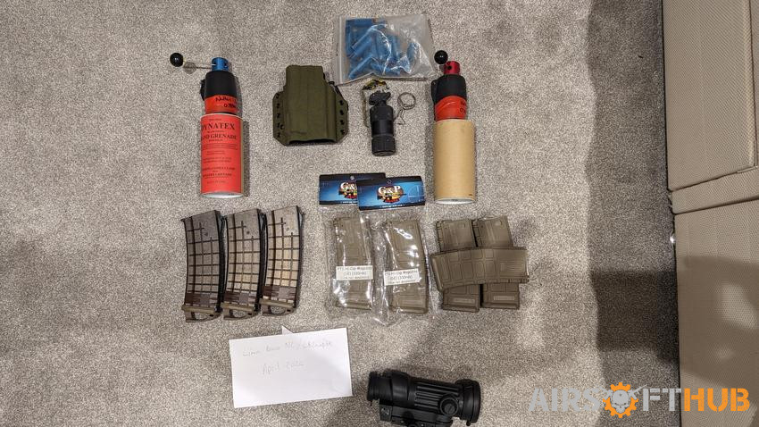 Selection of bits - Used airsoft equipment