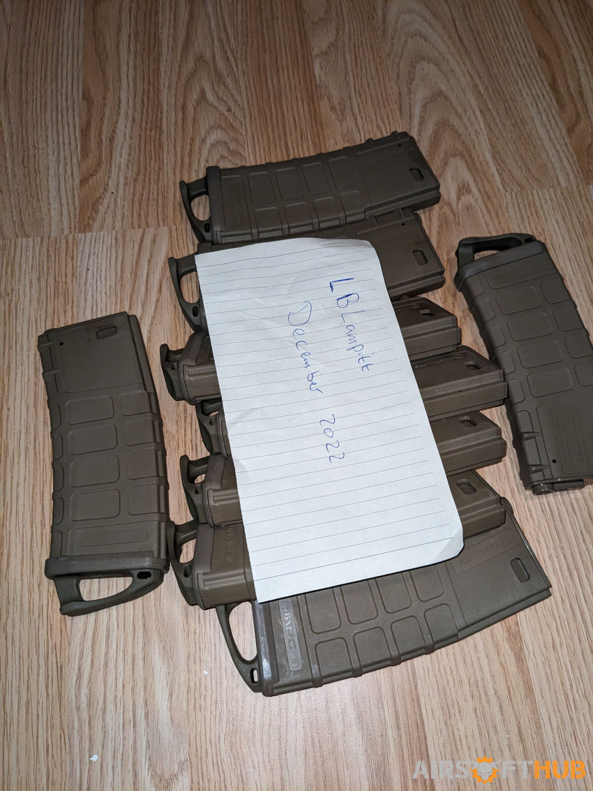 GENUINE MAGPUL M4 mags for AEG - Used airsoft equipment