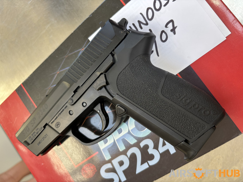 MINT KSC Sig Pro SP2340 GBB - Used airsoft equipment