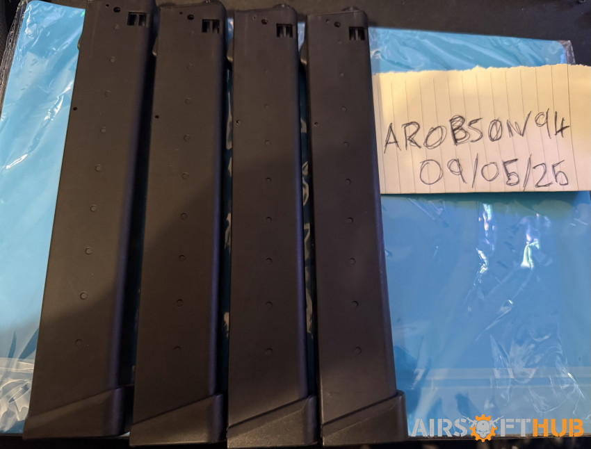x4 Army Nemsis X9 Magazines - Used airsoft equipment