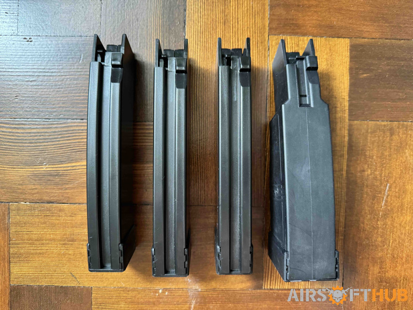 ASG Scorpion Evo mags x 4 - Used airsoft equipment