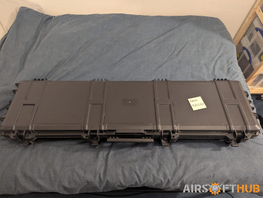 Upgraded AS02 sniper and case - Used airsoft equipment