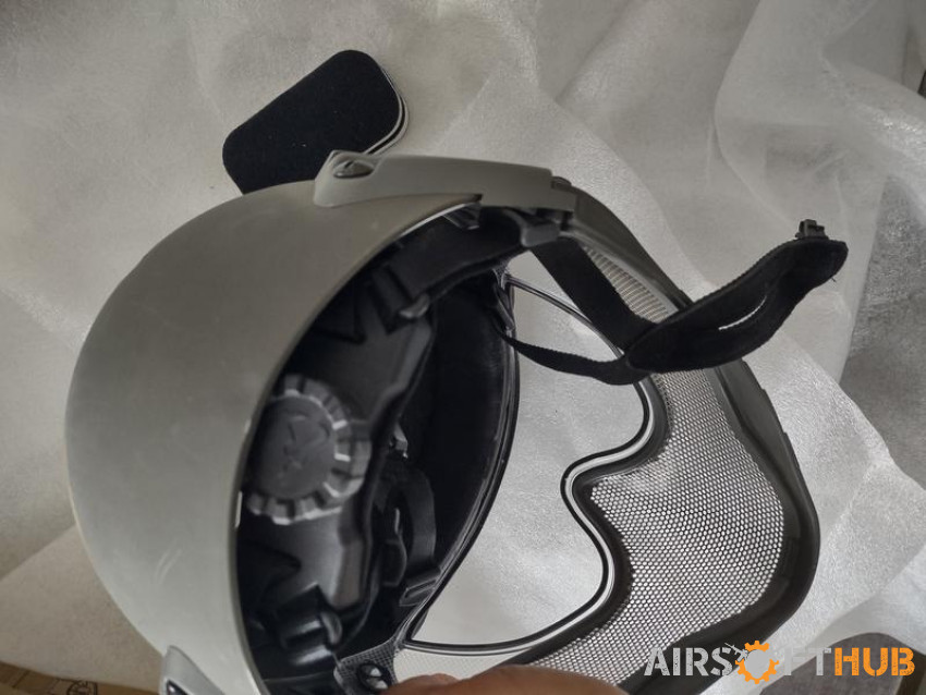 Warq full face anti fog helmet - Used airsoft equipment