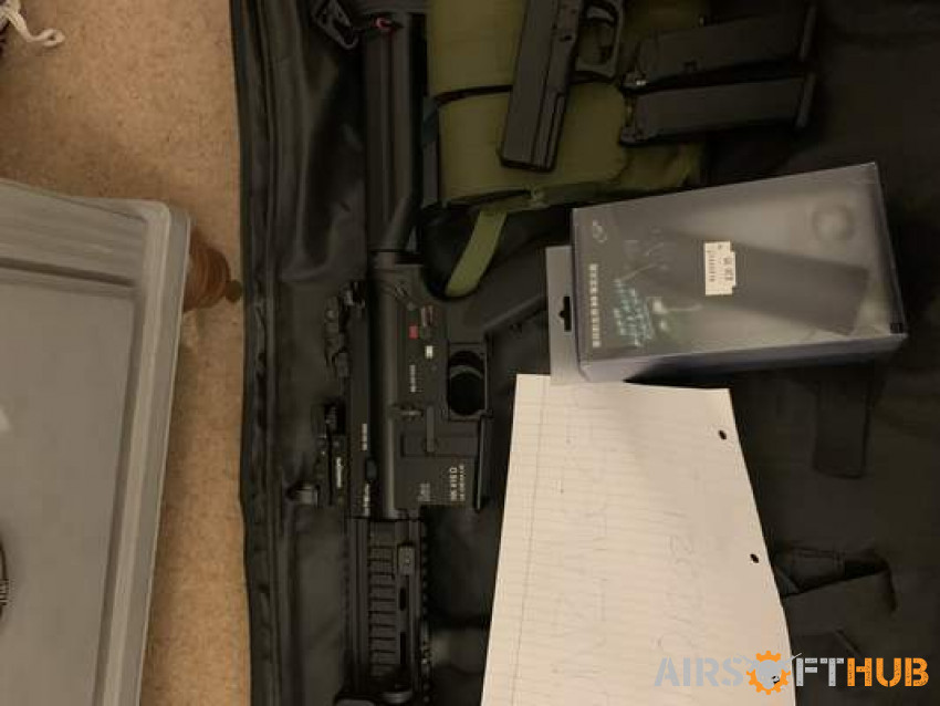 Tokyo Marui HK416D NGRS + G17 - Used airsoft equipment