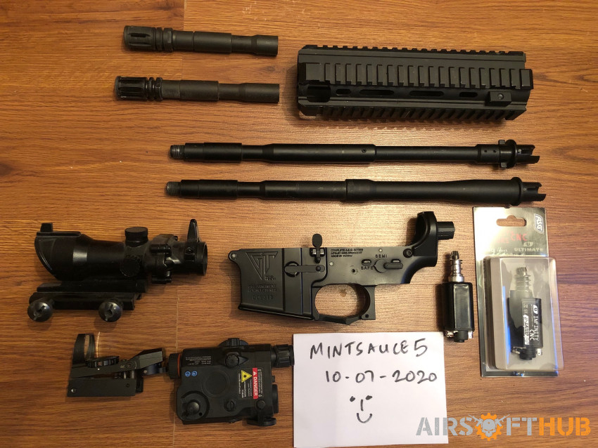 hk416 rail/outer barrels/exten - Used airsoft equipment